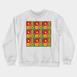 Squares pattern Crewneck Sweatshirt